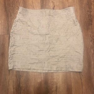 Women’s express mini skirt tan size 12